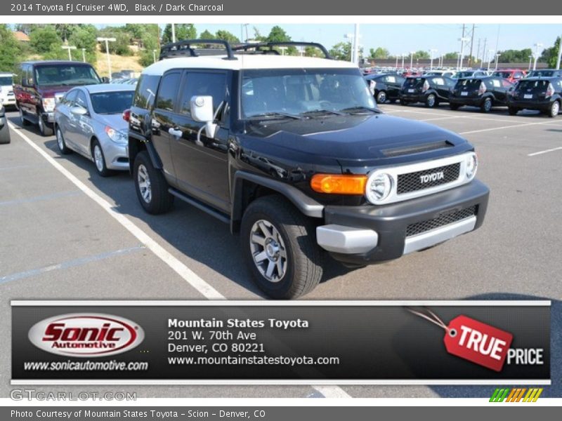 Black / Dark Charcoal 2014 Toyota FJ Cruiser 4WD