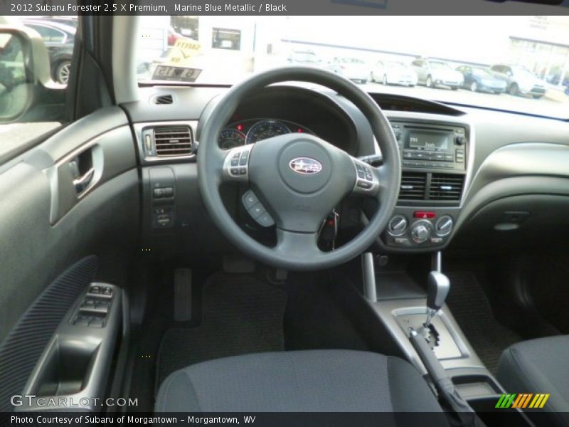 Marine Blue Metallic / Black 2012 Subaru Forester 2.5 X Premium