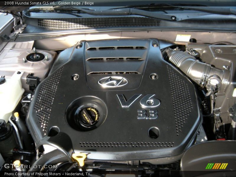 Golden Beige / Beige 2008 Hyundai Sonata GLS V6