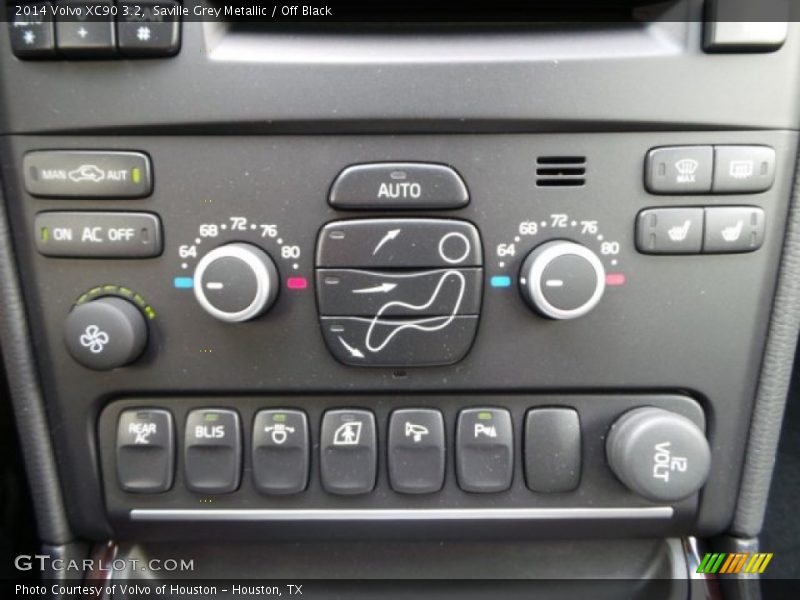 Saville Grey Metallic / Off Black 2014 Volvo XC90 3.2