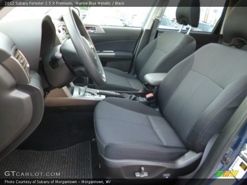 Marine Blue Metallic / Black 2012 Subaru Forester 2.5 X Premium