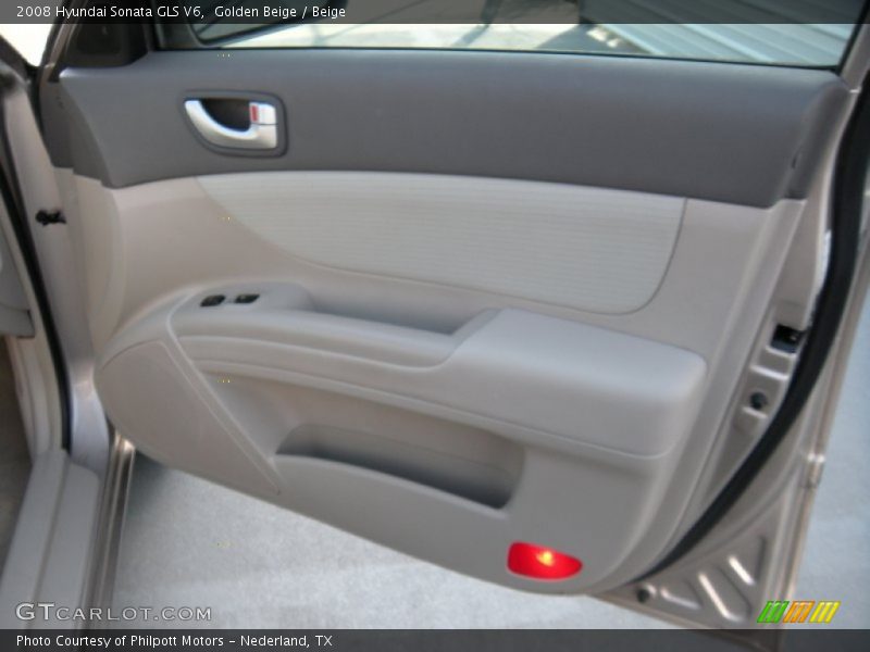 Golden Beige / Beige 2008 Hyundai Sonata GLS V6