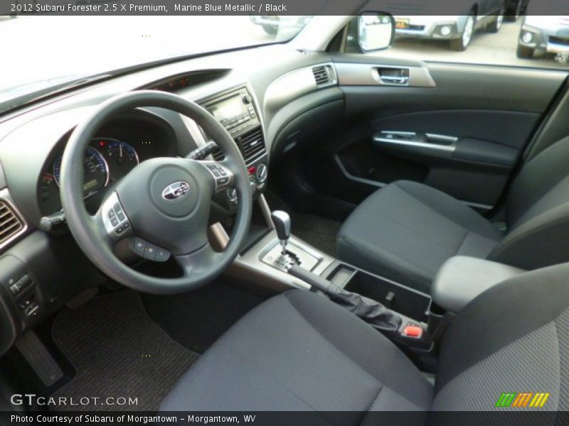 Marine Blue Metallic / Black 2012 Subaru Forester 2.5 X Premium