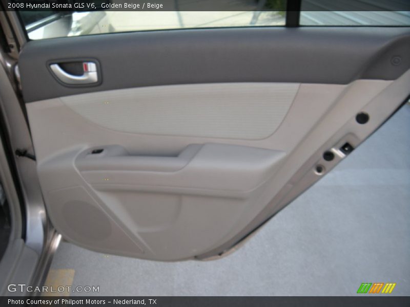 Golden Beige / Beige 2008 Hyundai Sonata GLS V6
