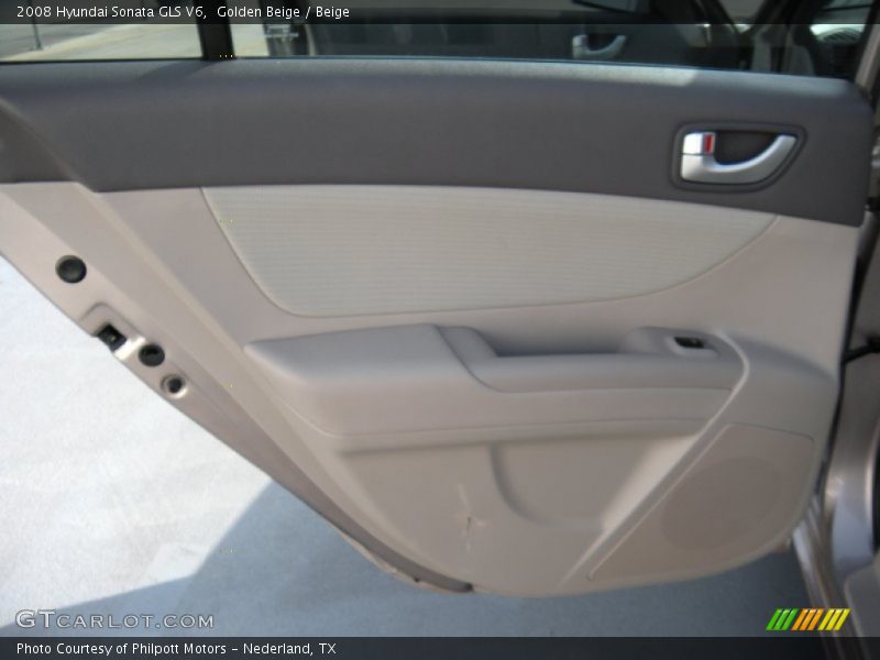 Golden Beige / Beige 2008 Hyundai Sonata GLS V6