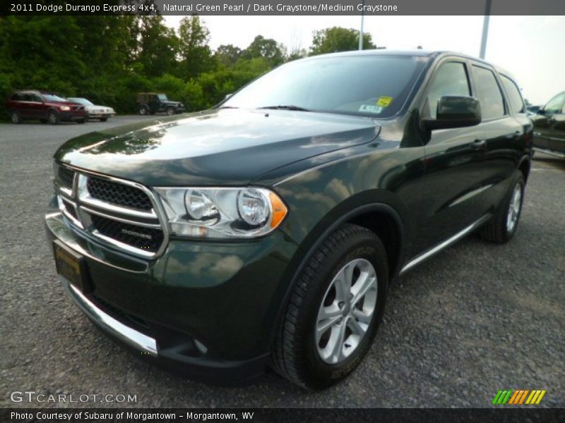 Natural Green Pearl / Dark Graystone/Medium Graystone 2011 Dodge Durango Express 4x4