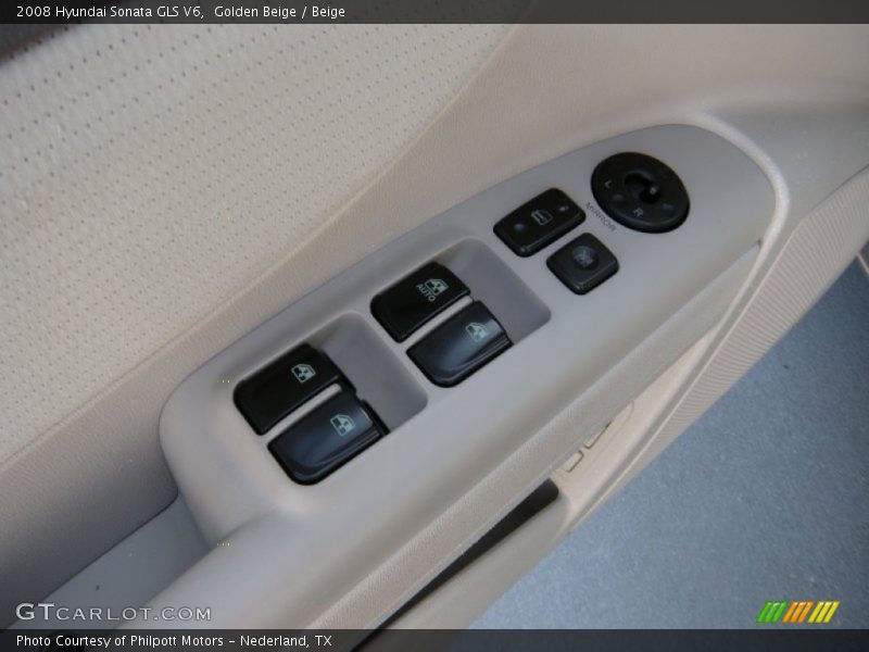 Golden Beige / Beige 2008 Hyundai Sonata GLS V6