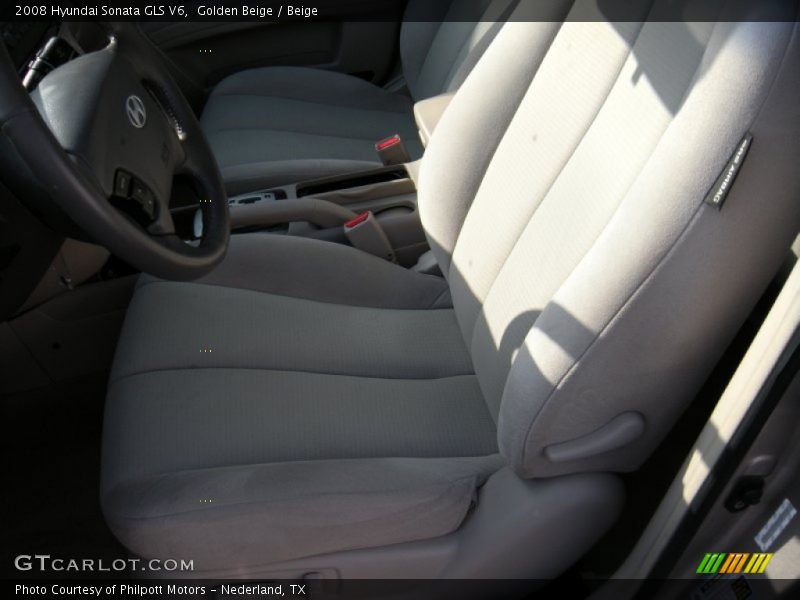 Golden Beige / Beige 2008 Hyundai Sonata GLS V6