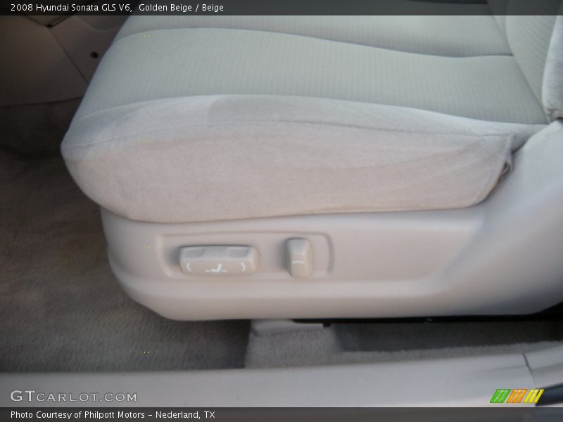 Golden Beige / Beige 2008 Hyundai Sonata GLS V6