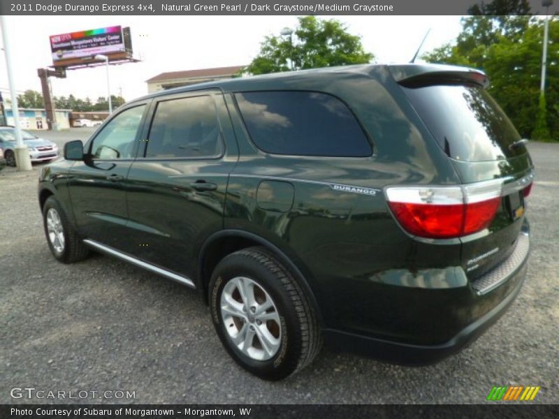 Natural Green Pearl / Dark Graystone/Medium Graystone 2011 Dodge Durango Express 4x4