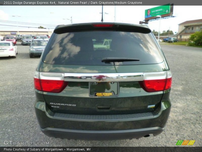 Natural Green Pearl / Dark Graystone/Medium Graystone 2011 Dodge Durango Express 4x4
