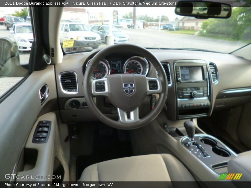 Natural Green Pearl / Dark Graystone/Medium Graystone 2011 Dodge Durango Express 4x4
