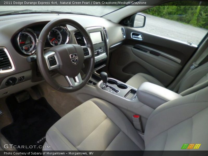Natural Green Pearl / Dark Graystone/Medium Graystone 2011 Dodge Durango Express 4x4