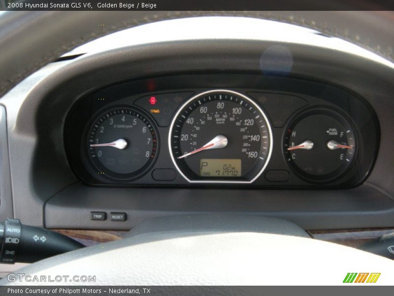 Golden Beige / Beige 2008 Hyundai Sonata GLS V6