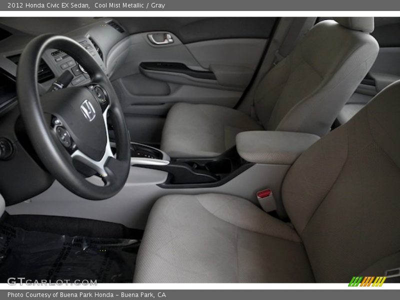 Cool Mist Metallic / Gray 2012 Honda Civic EX Sedan