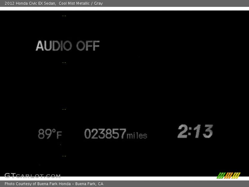 Cool Mist Metallic / Gray 2012 Honda Civic EX Sedan