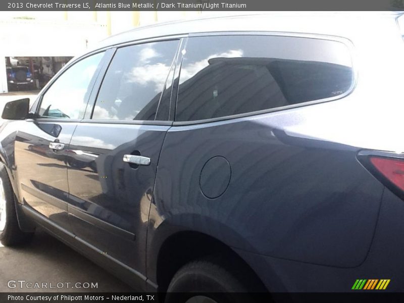 Atlantis Blue Metallic / Dark Titanium/Light Titanium 2013 Chevrolet Traverse LS