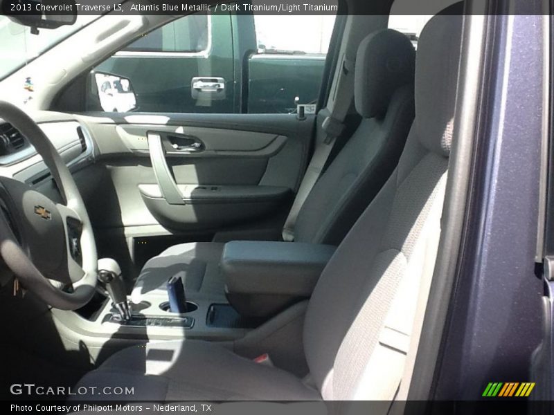 Atlantis Blue Metallic / Dark Titanium/Light Titanium 2013 Chevrolet Traverse LS