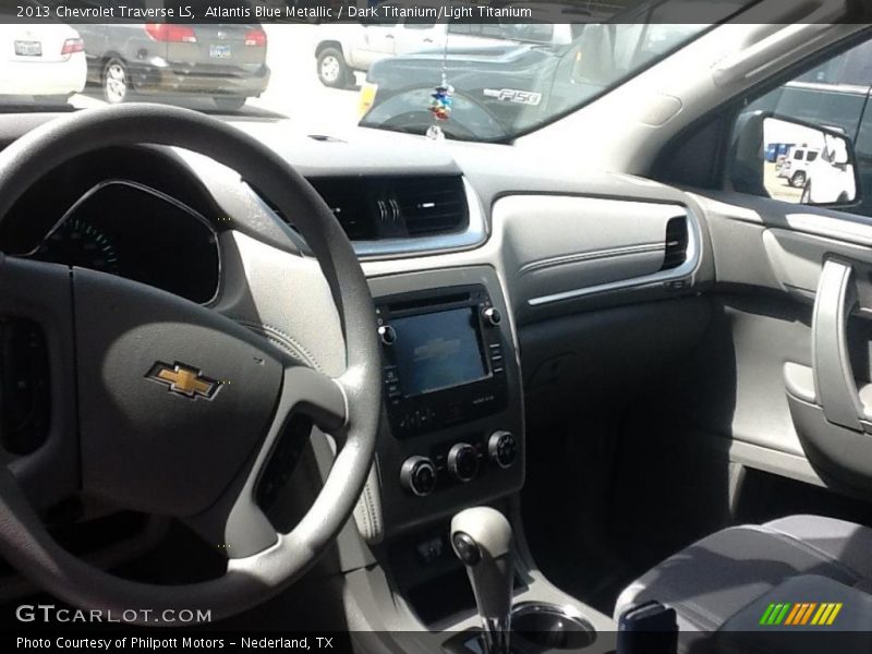 Atlantis Blue Metallic / Dark Titanium/Light Titanium 2013 Chevrolet Traverse LS