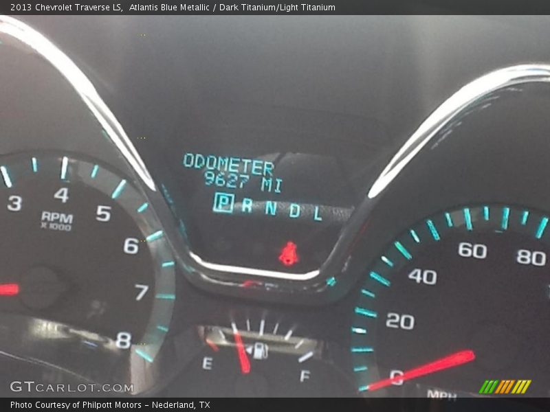Atlantis Blue Metallic / Dark Titanium/Light Titanium 2013 Chevrolet Traverse LS