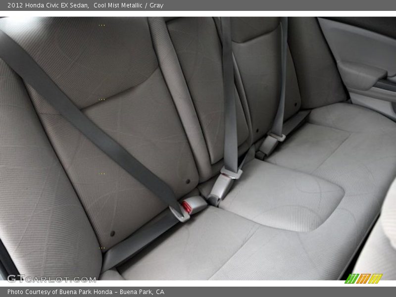 Cool Mist Metallic / Gray 2012 Honda Civic EX Sedan