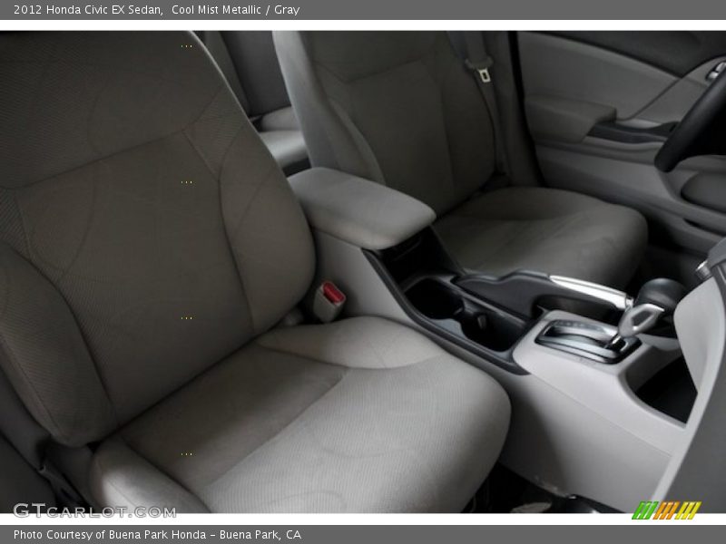 Cool Mist Metallic / Gray 2012 Honda Civic EX Sedan