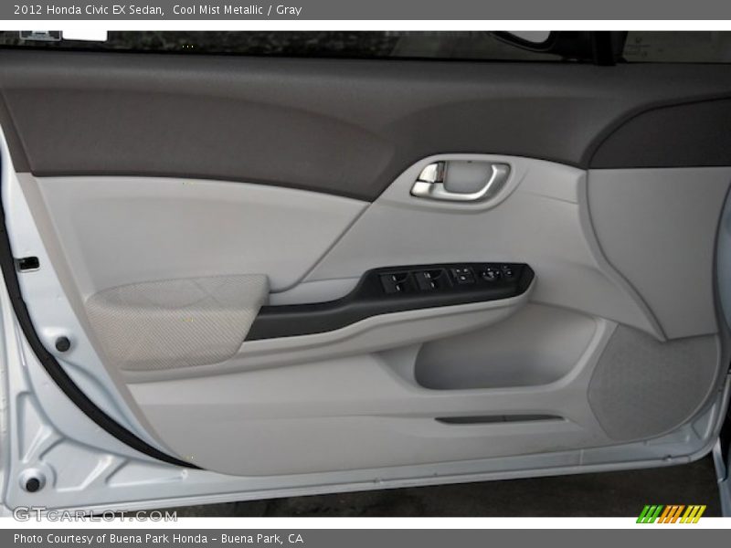 Cool Mist Metallic / Gray 2012 Honda Civic EX Sedan