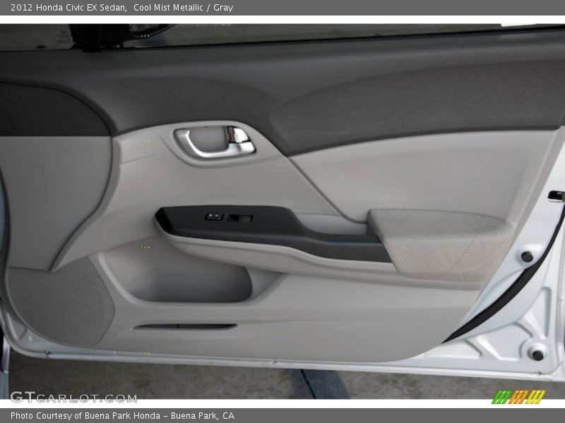 Cool Mist Metallic / Gray 2012 Honda Civic EX Sedan
