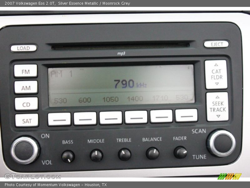 Silver Essence Metallic / Moonrock Grey 2007 Volkswagen Eos 2.0T