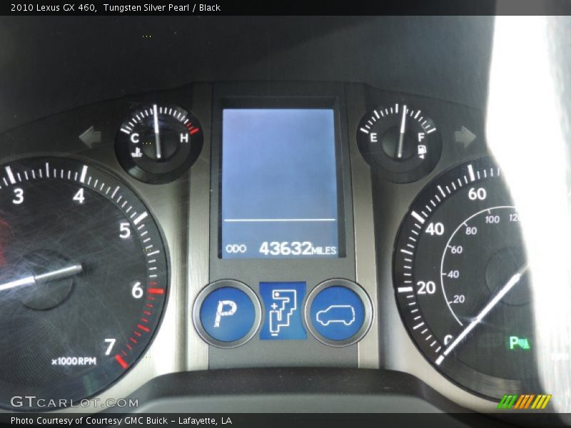 Tungsten Silver Pearl / Black 2010 Lexus GX 460