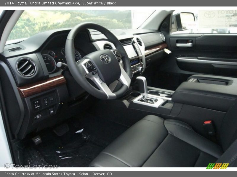 Super White / Black 2014 Toyota Tundra Limited Crewmax 4x4