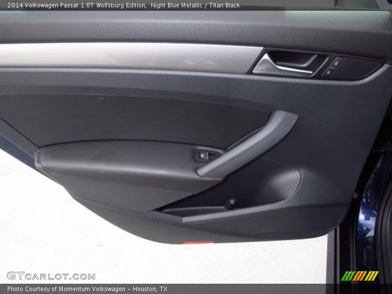 Night Blue Metallic / Titan Black 2014 Volkswagen Passat 1.8T Wolfsburg Edition