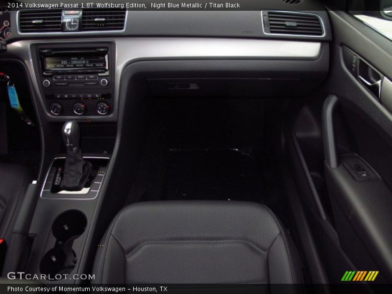 Night Blue Metallic / Titan Black 2014 Volkswagen Passat 1.8T Wolfsburg Edition