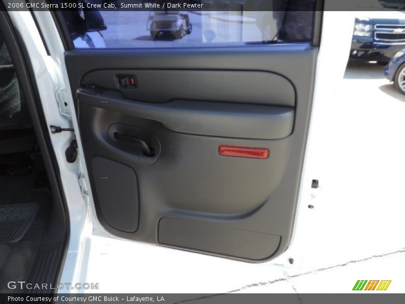 Summit White / Dark Pewter 2006 GMC Sierra 1500 SL Crew Cab