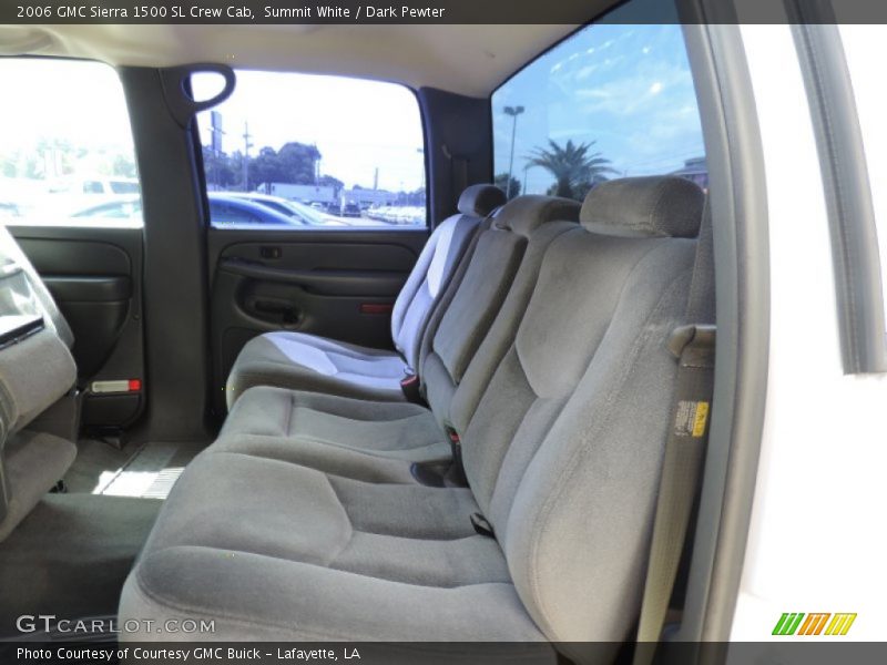 Summit White / Dark Pewter 2006 GMC Sierra 1500 SL Crew Cab