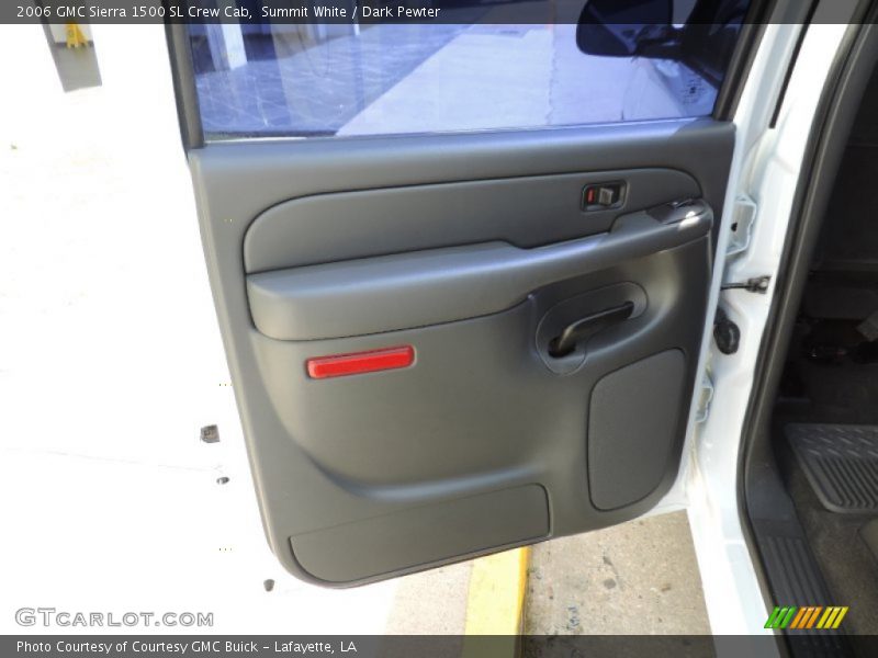 Summit White / Dark Pewter 2006 GMC Sierra 1500 SL Crew Cab