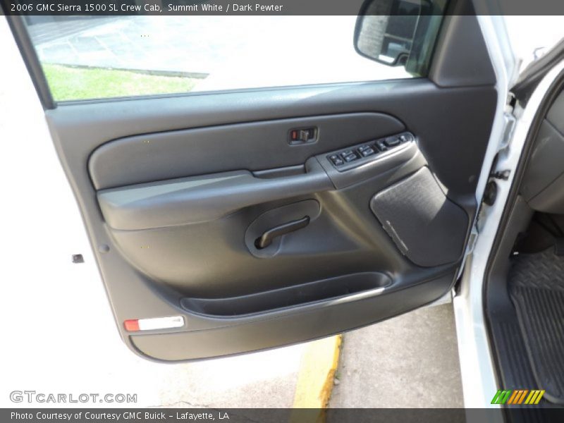 Summit White / Dark Pewter 2006 GMC Sierra 1500 SL Crew Cab