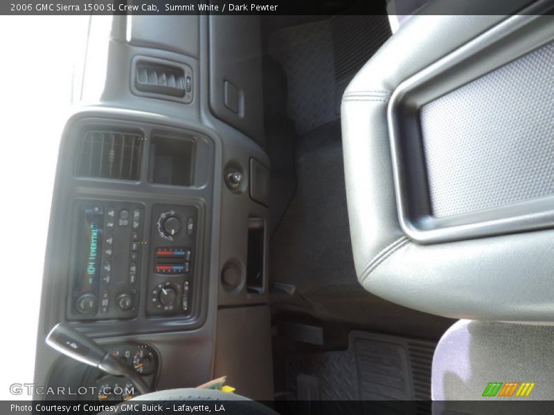 Summit White / Dark Pewter 2006 GMC Sierra 1500 SL Crew Cab