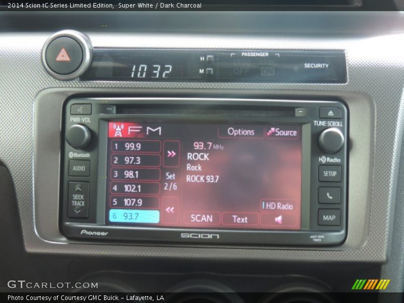 Super White / Dark Charcoal 2014 Scion tC Series Limited Edition