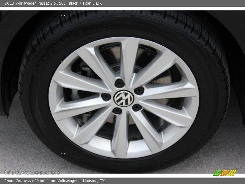 Black / Titan Black 2013 Volkswagen Passat 2.5L SEL