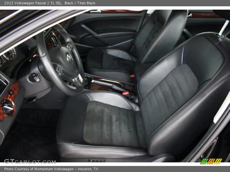 Black / Titan Black 2013 Volkswagen Passat 2.5L SEL