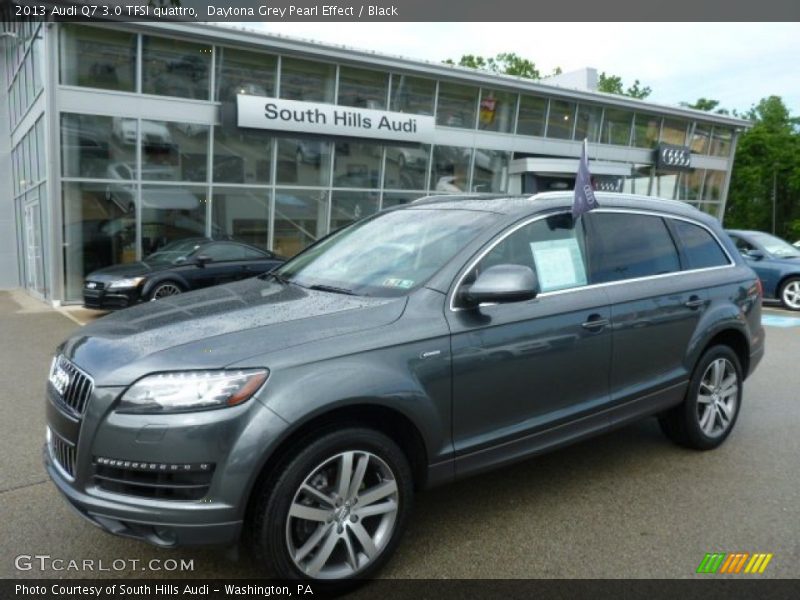 Daytona Grey Pearl Effect / Black 2013 Audi Q7 3.0 TFSI quattro