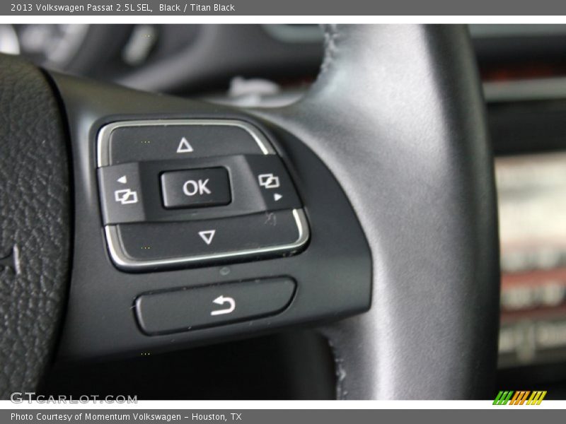 Black / Titan Black 2013 Volkswagen Passat 2.5L SEL