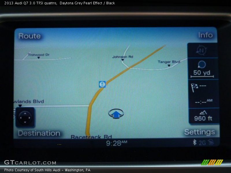 Daytona Grey Pearl Effect / Black 2013 Audi Q7 3.0 TFSI quattro