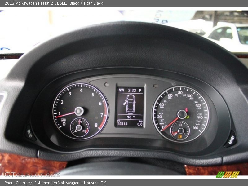 Black / Titan Black 2013 Volkswagen Passat 2.5L SEL