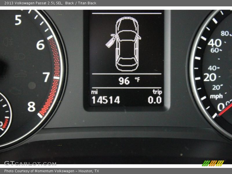 Black / Titan Black 2013 Volkswagen Passat 2.5L SEL