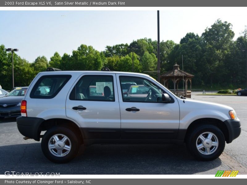 Satin Silver Metallic / Medium Dark Flint 2003 Ford Escape XLS V6