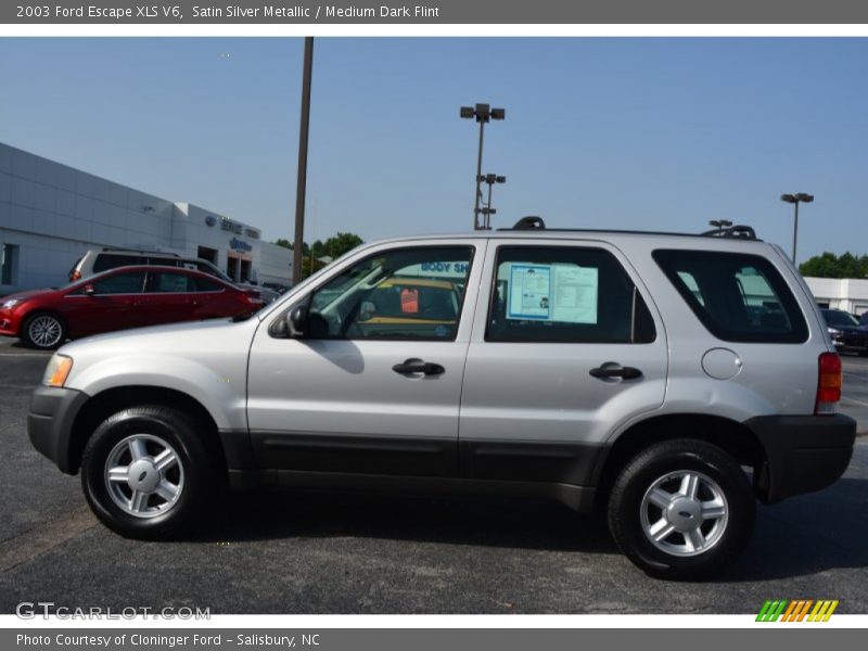 Satin Silver Metallic / Medium Dark Flint 2003 Ford Escape XLS V6