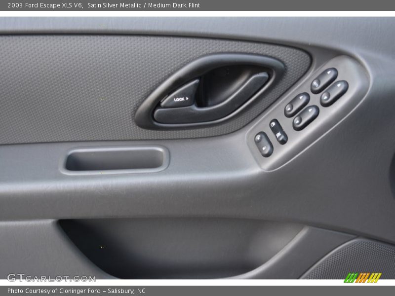 Satin Silver Metallic / Medium Dark Flint 2003 Ford Escape XLS V6
