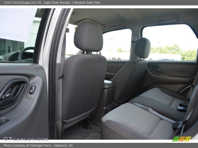 Satin Silver Metallic / Medium Dark Flint 2003 Ford Escape XLS V6